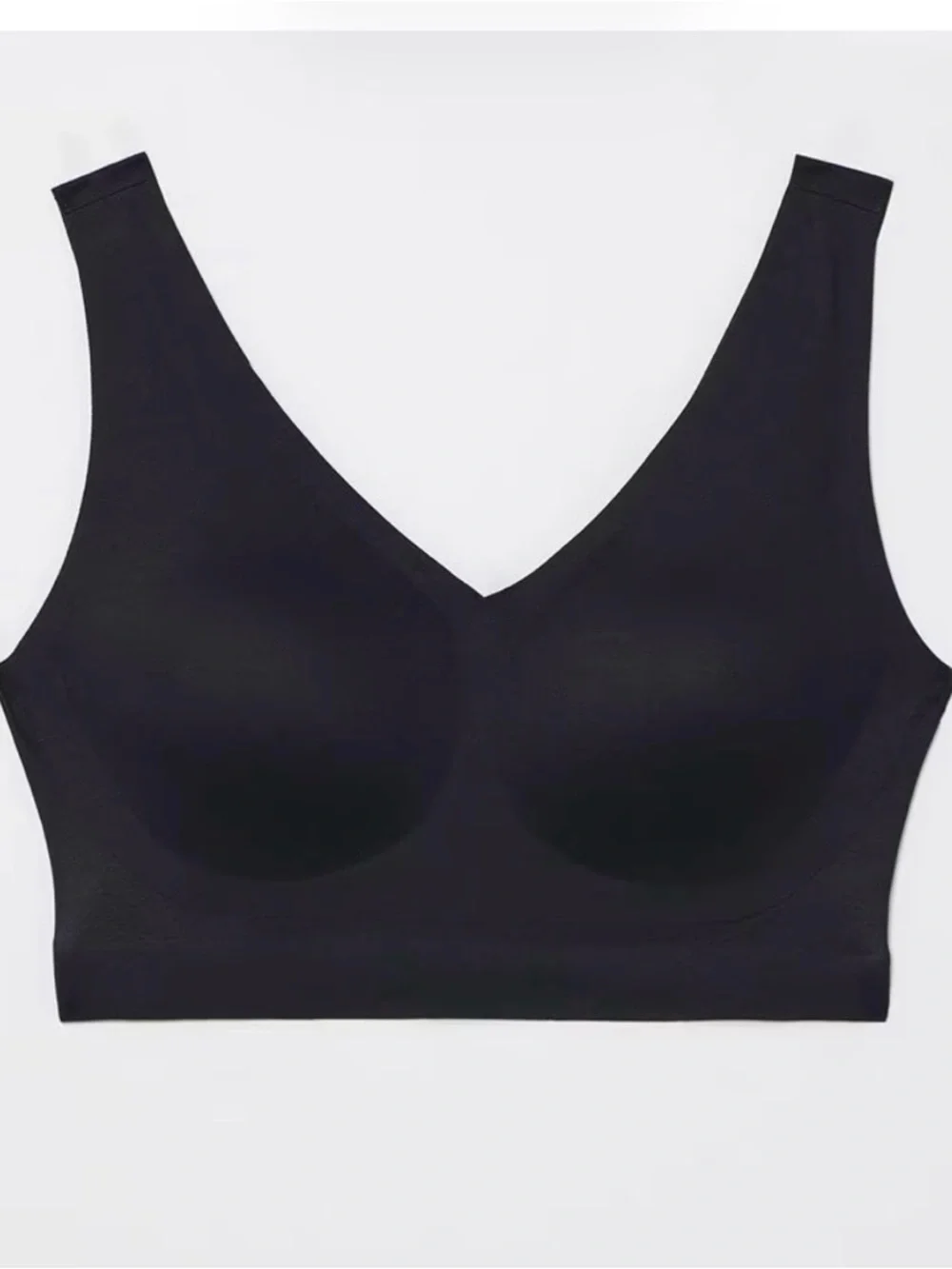 Soma Enbliss Bralette Sz XXL color black wireless soft comfortable lounge sleep - Picture 2 of 13